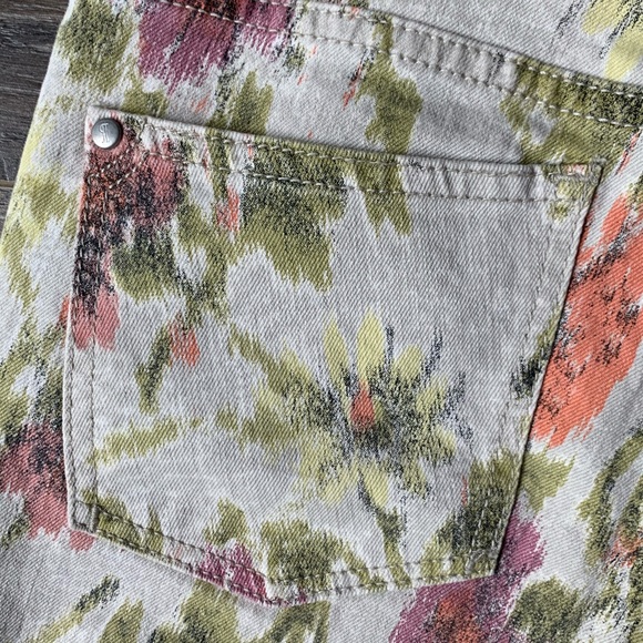 ANTHRO PILCRO Ikat Floral STET Skinny Jeans 27 - Picture 11 of 12